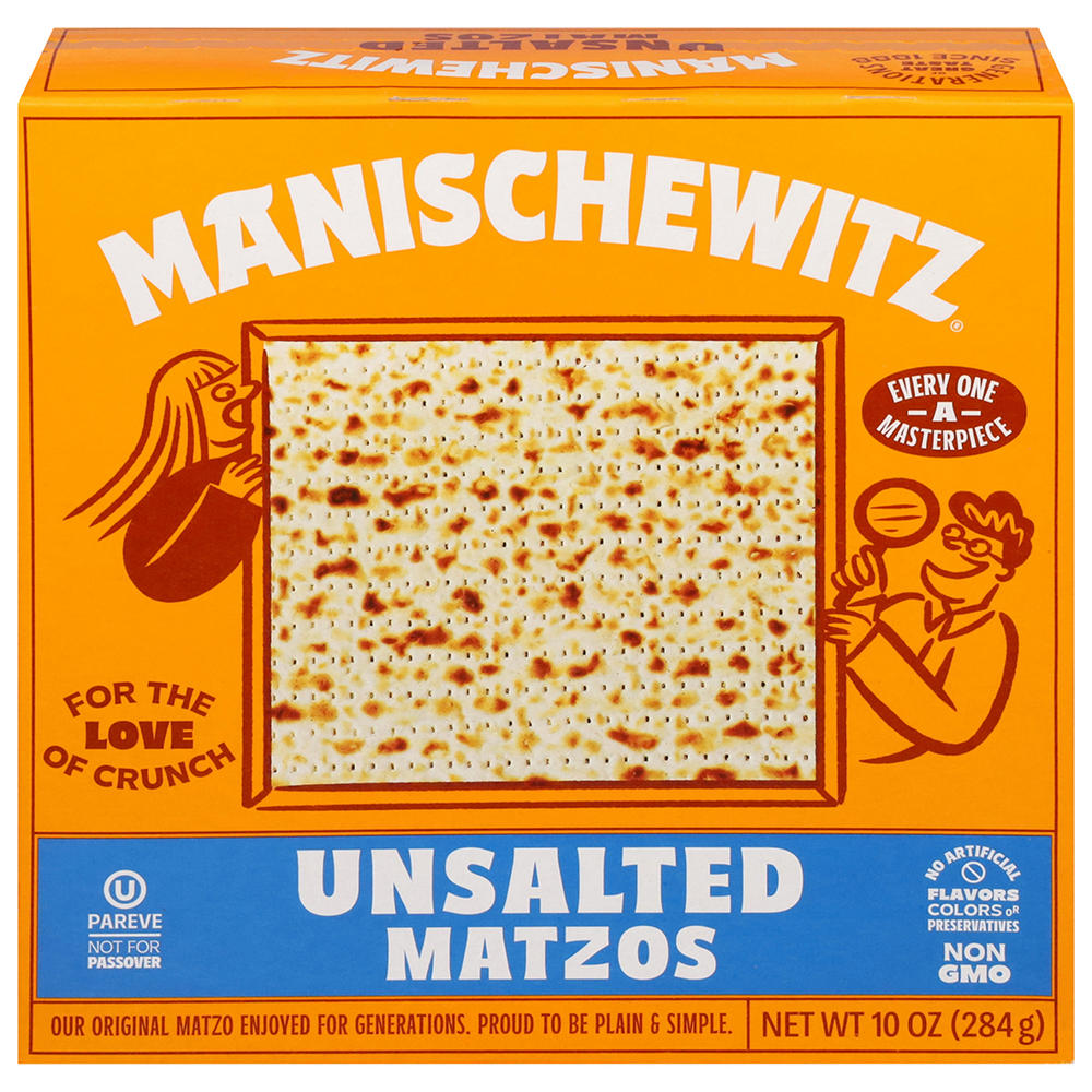 Manischewitz Kosher Unsalted Matzos, 10 oz
