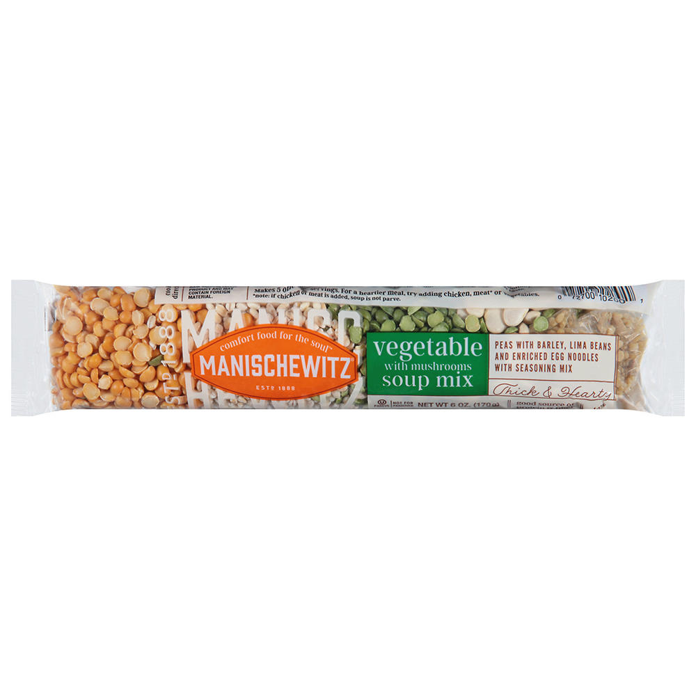 Manischewitz Kosher Vegetable Soup Mix with Mushrooms, 6 oz