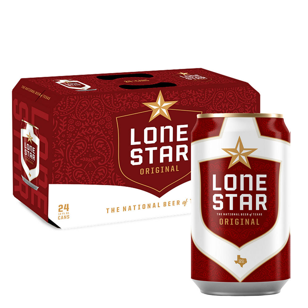Lone Star Beer 24 pk Cans, 12 oz