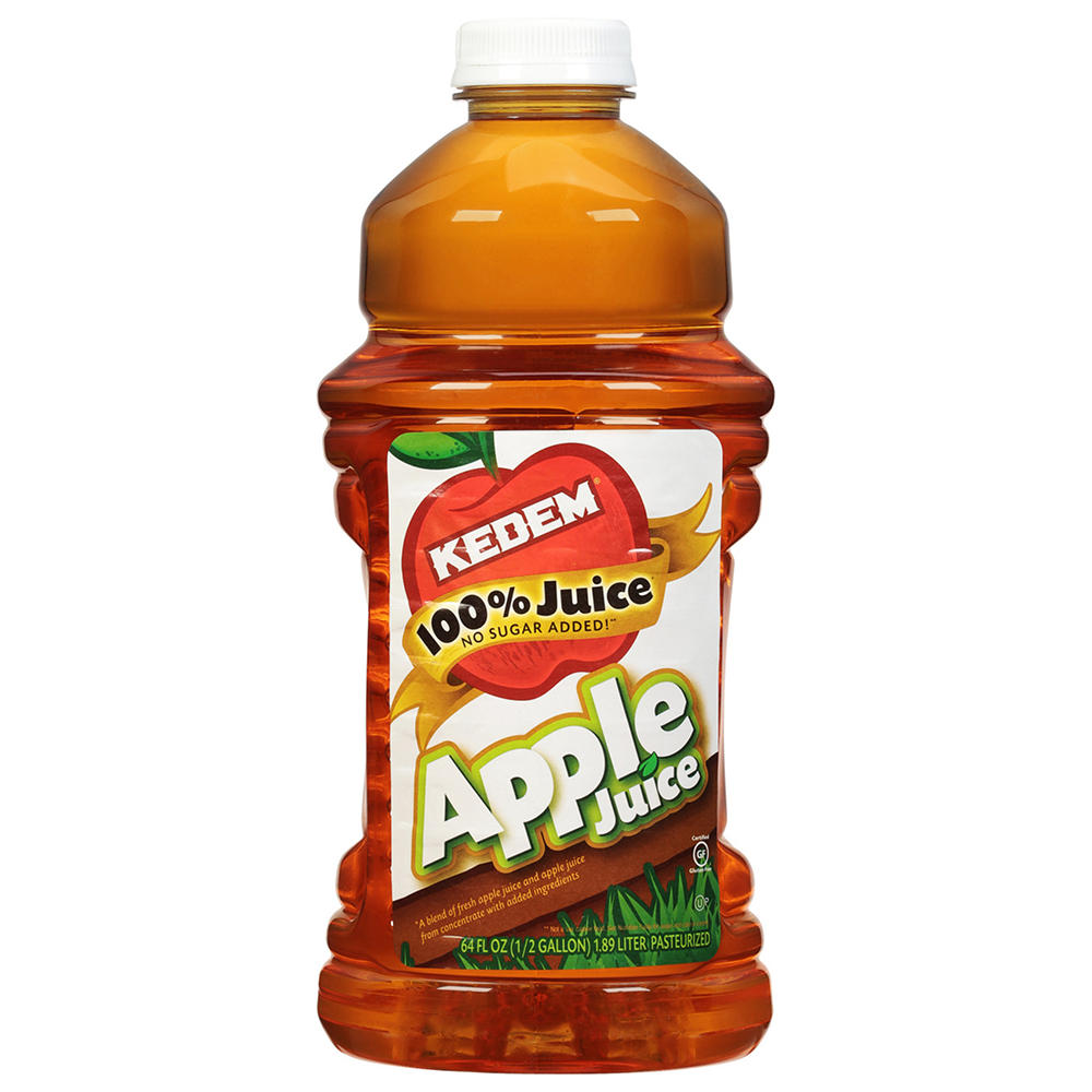 Kedem Kosher 100% Apple Juice, 64 oz