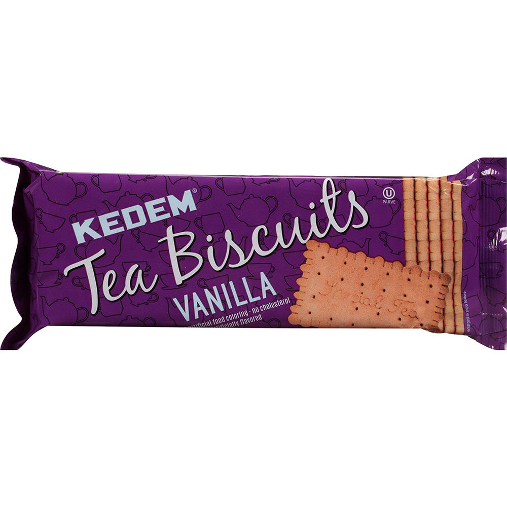Kedem Kosher Vanilla Flavor Tea Biscuits, 4.2 oz