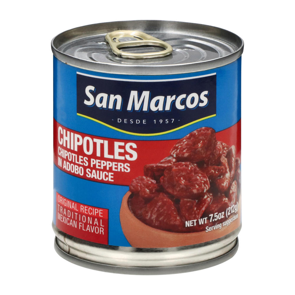 San Marcos Chipotle Peppers in Adobo Sauce, 7.5 oz