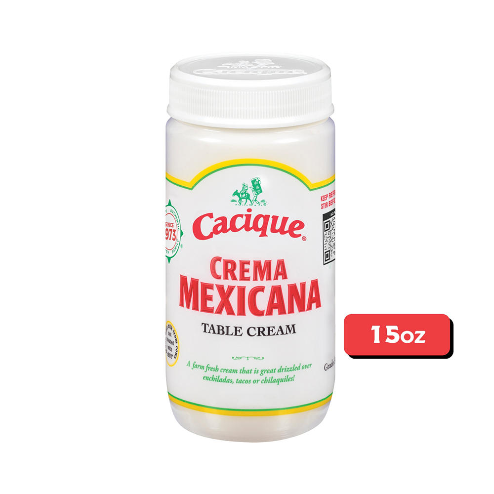 Cacique Crema Mexicana Table Cream, 15 oz