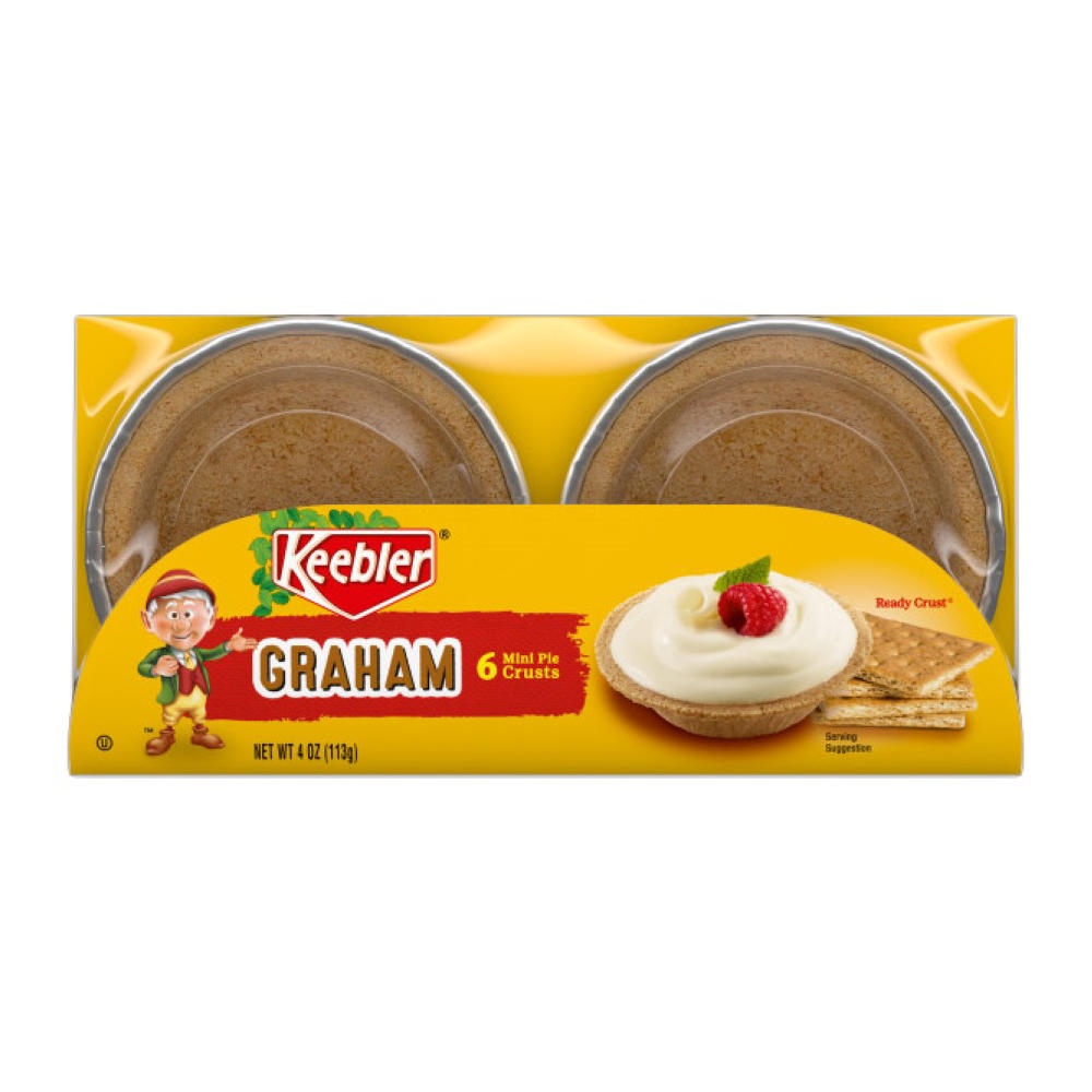 Keebler Mini Graham Cracker Pie Crusts, 6 ct
