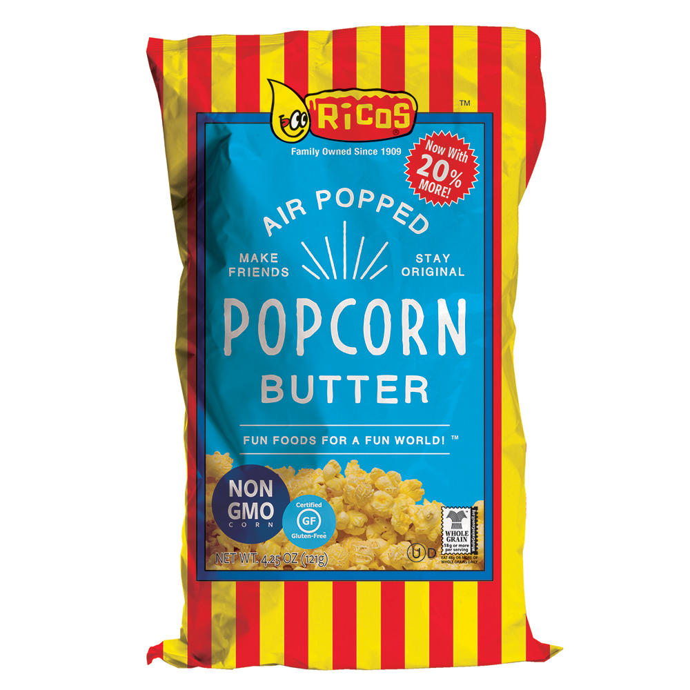Ricos Butter Popcorn, 4.25 oz