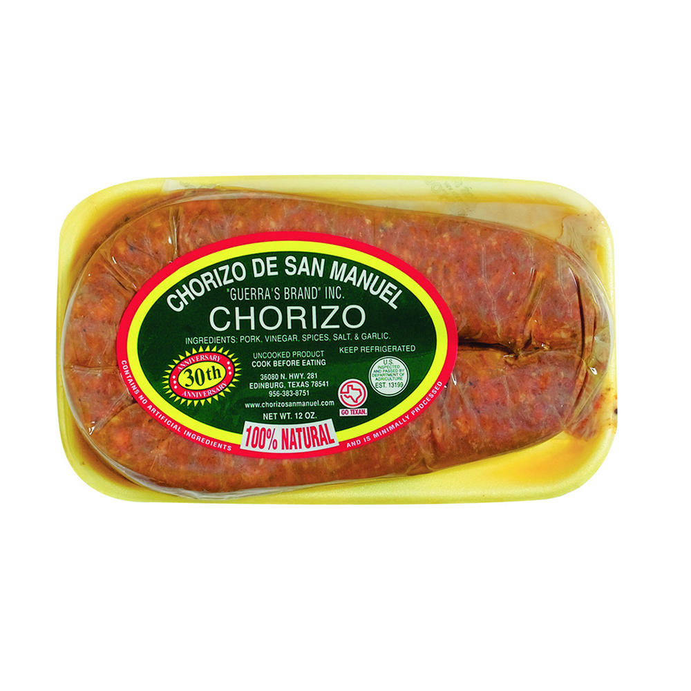 Chorizo de San Manuel Pork Chorizo Sausage, 12 oz