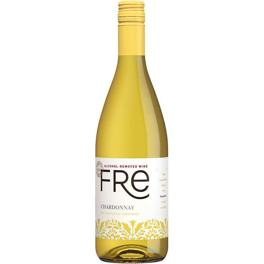 Fre Non Alcoholic Chardonnay California White Wine, 750 mL