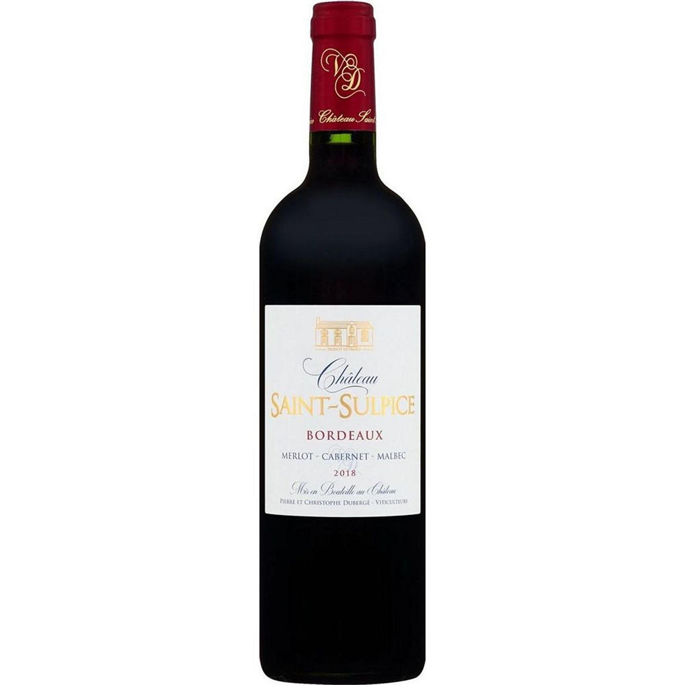 Chateau Saint Sulpice Bordeaux France Red Blend Wine, 750 mL