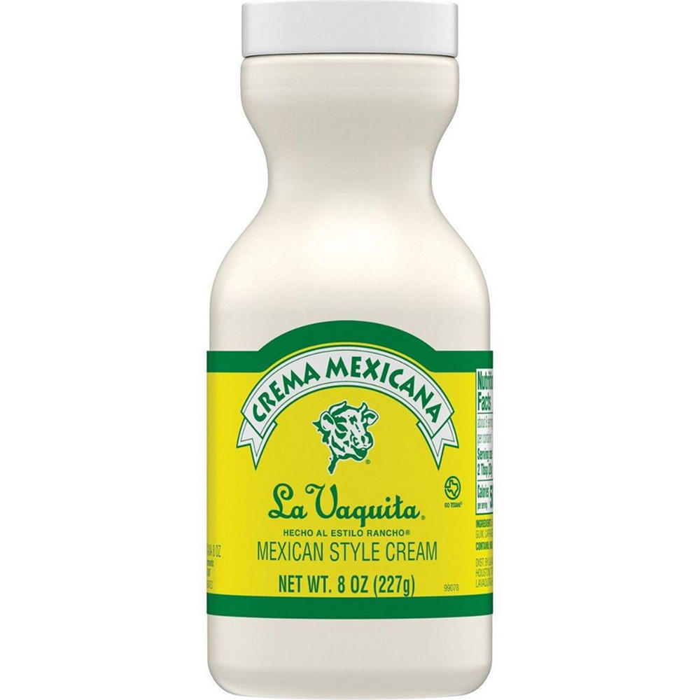 La Vaquita Crema Mexicana Sour Cream, 8 fl oz