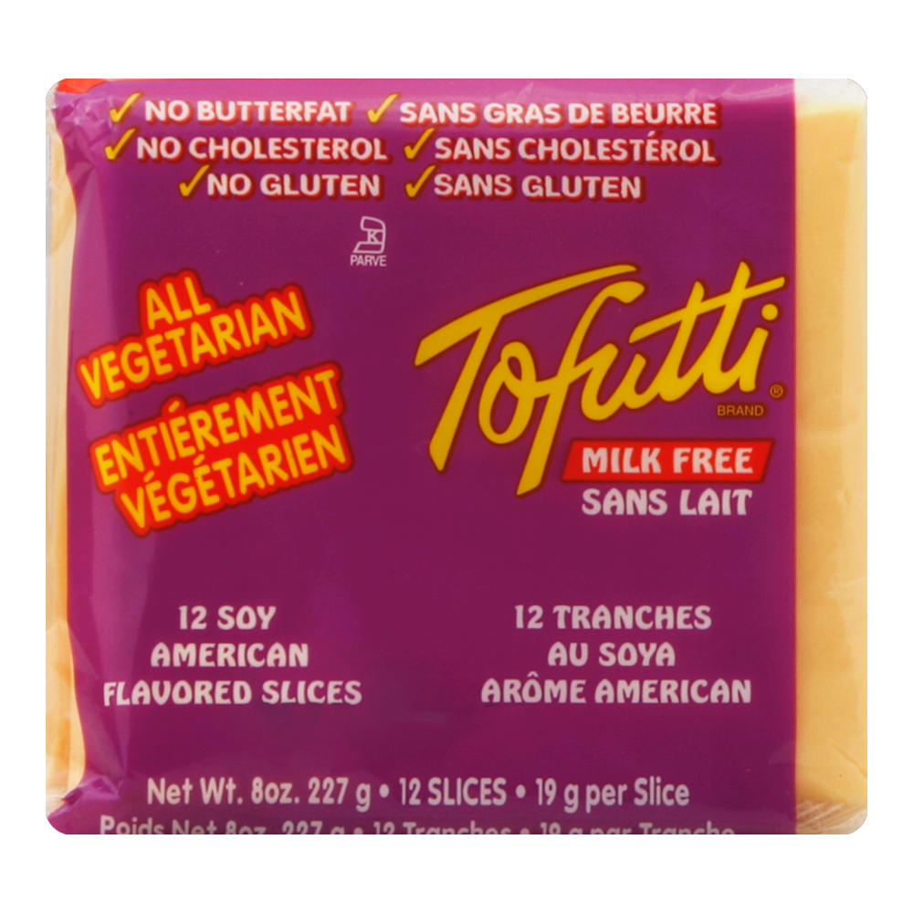 Tofutti Kosher American Flavored Non-Dairy Slices, 8 oz