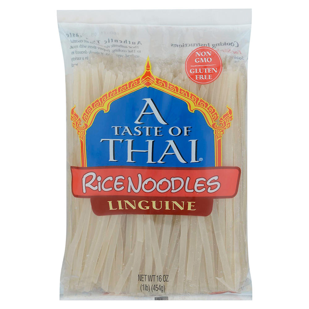 A Taste of Thai Linguine Rice Noodles, 16 oz