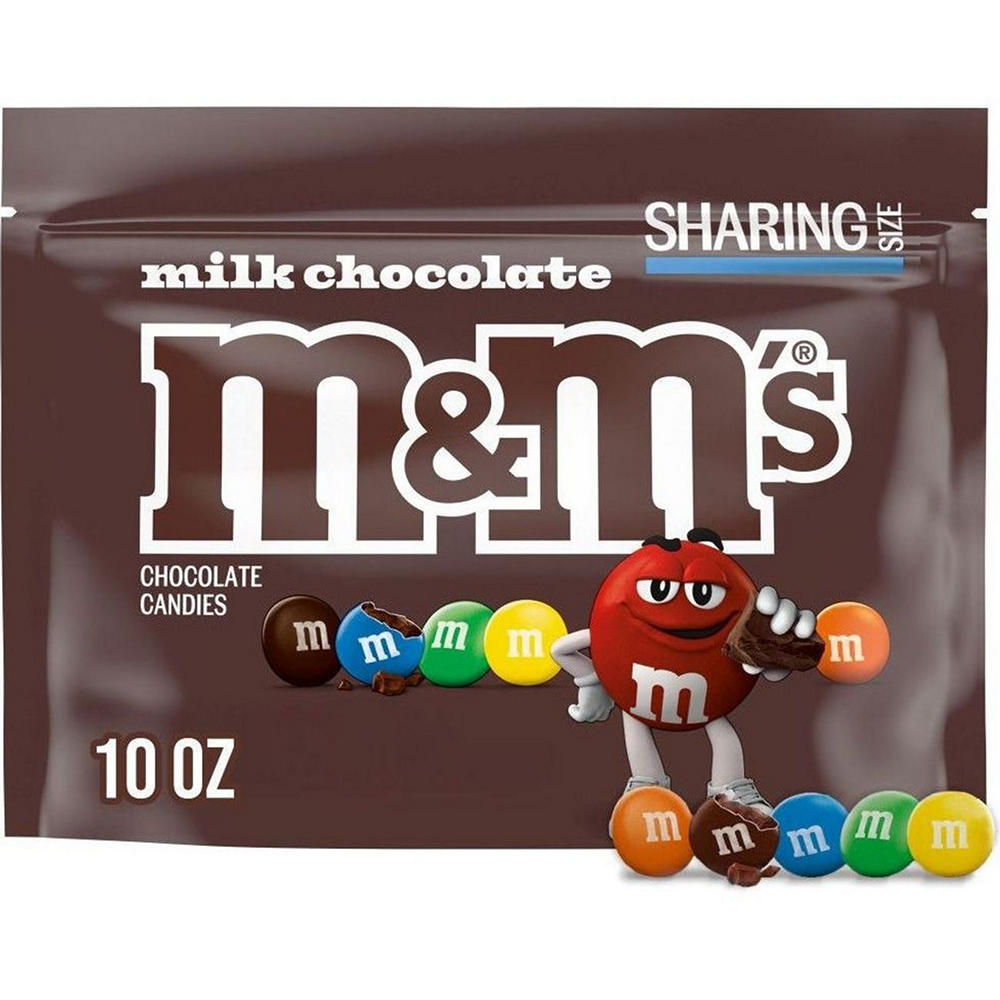 M&M'S Milk Chocolate Candy - Sharing Size, 10 oz
