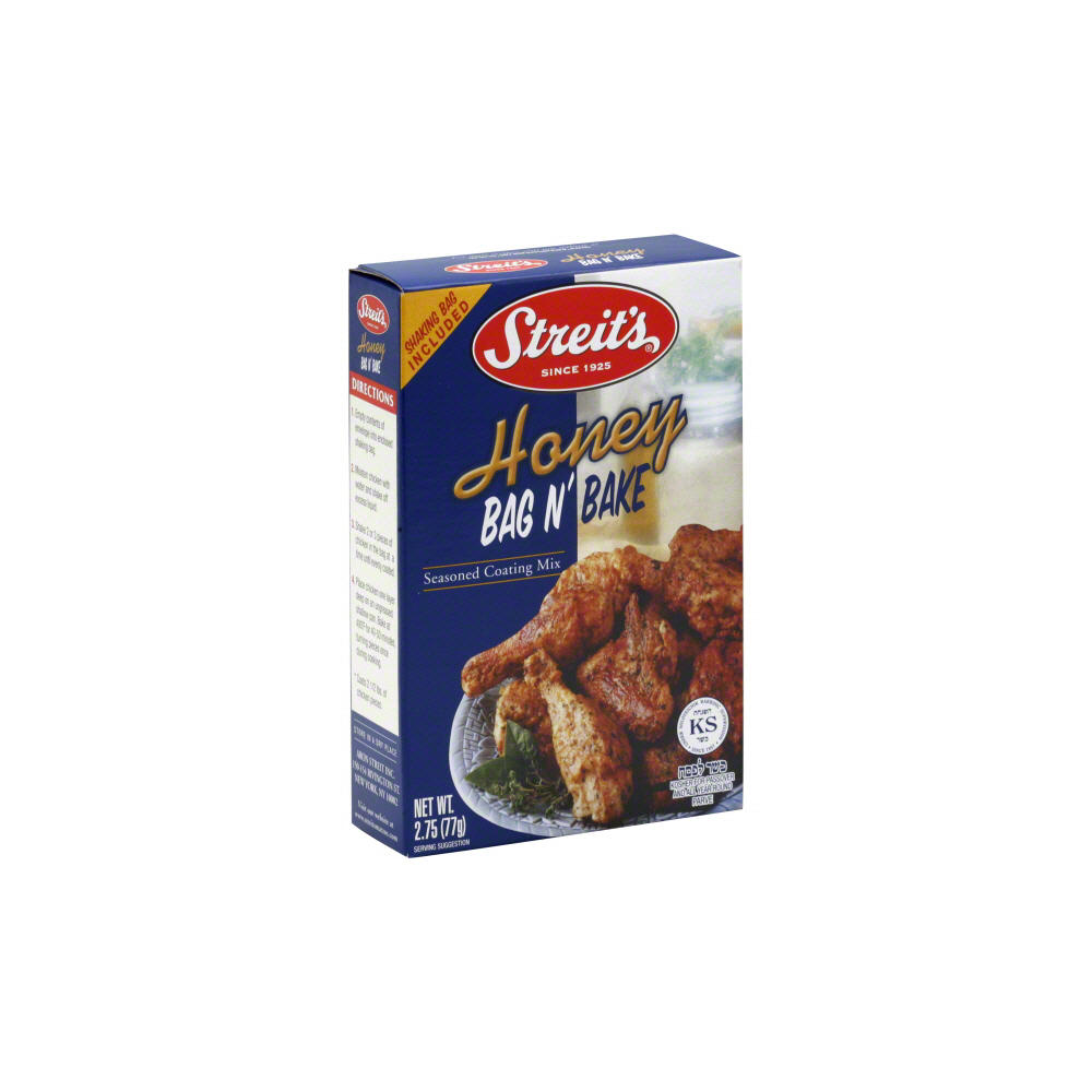Streit's Honey Bag N' Bake Seasoned Coating Mix, 2.75 oz