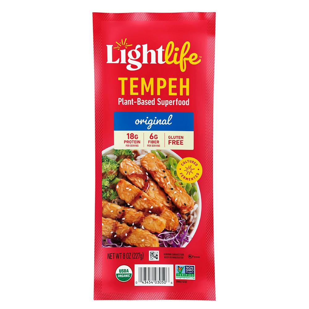 Lightlife Tempeh Plant-Based Superfood - Original, 8 oz