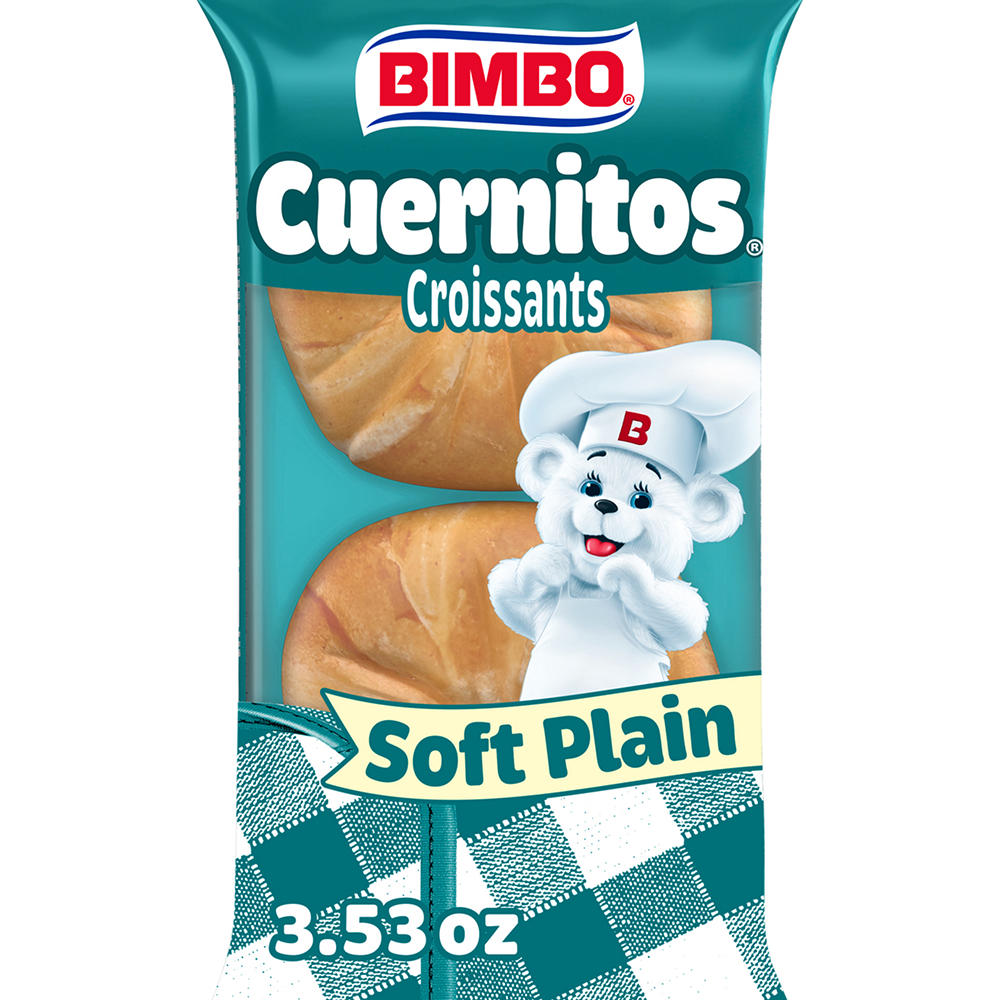 Bimbo Cuernitos Soft Plain Croissants, 2 ct