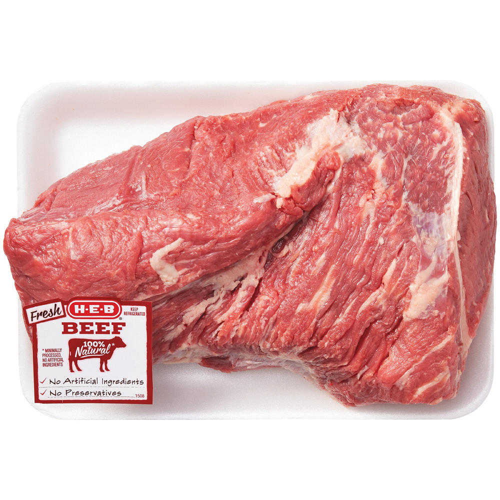 H-E-B Boneless Beef Sirloin Tri-Tip Roast - USDA Select, Avg. 2.4 lbs