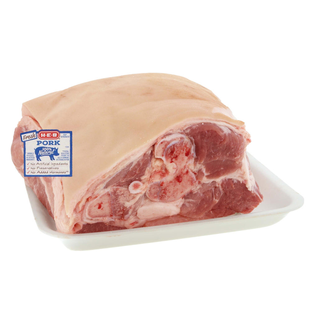 H-E-B Whole Bone-in Pork Picnic Roast, Avg. 7.75 lbs