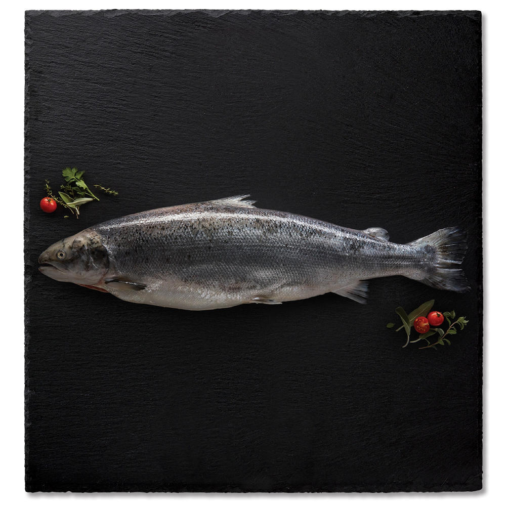 Fresh Atlantic Salmon Whole, Farm Raised, Avg. 10.0 lbs