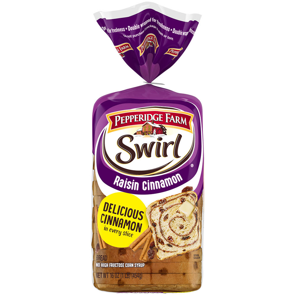 Pepperidge Farm Raisin Cinnamon Swirl Sliced Bread, 16 oz