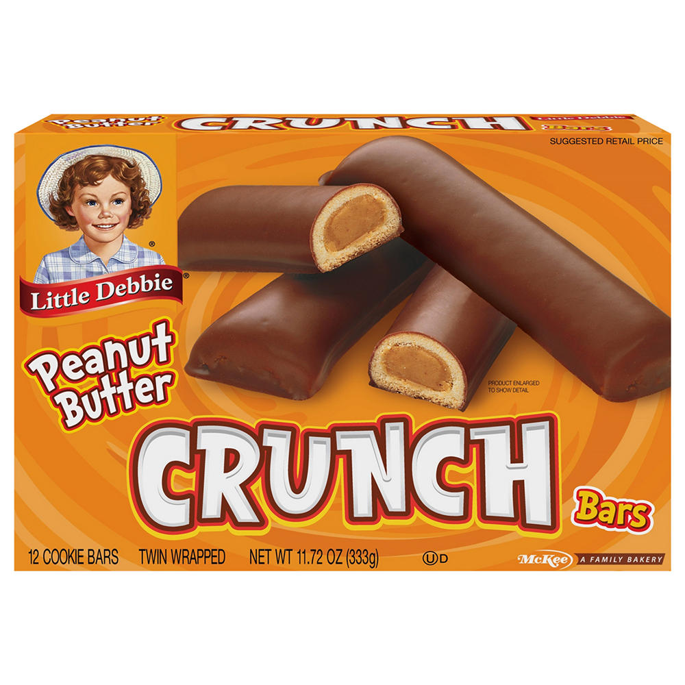 Little Debbie Peanut Butter Crunch Bars, 12 ct