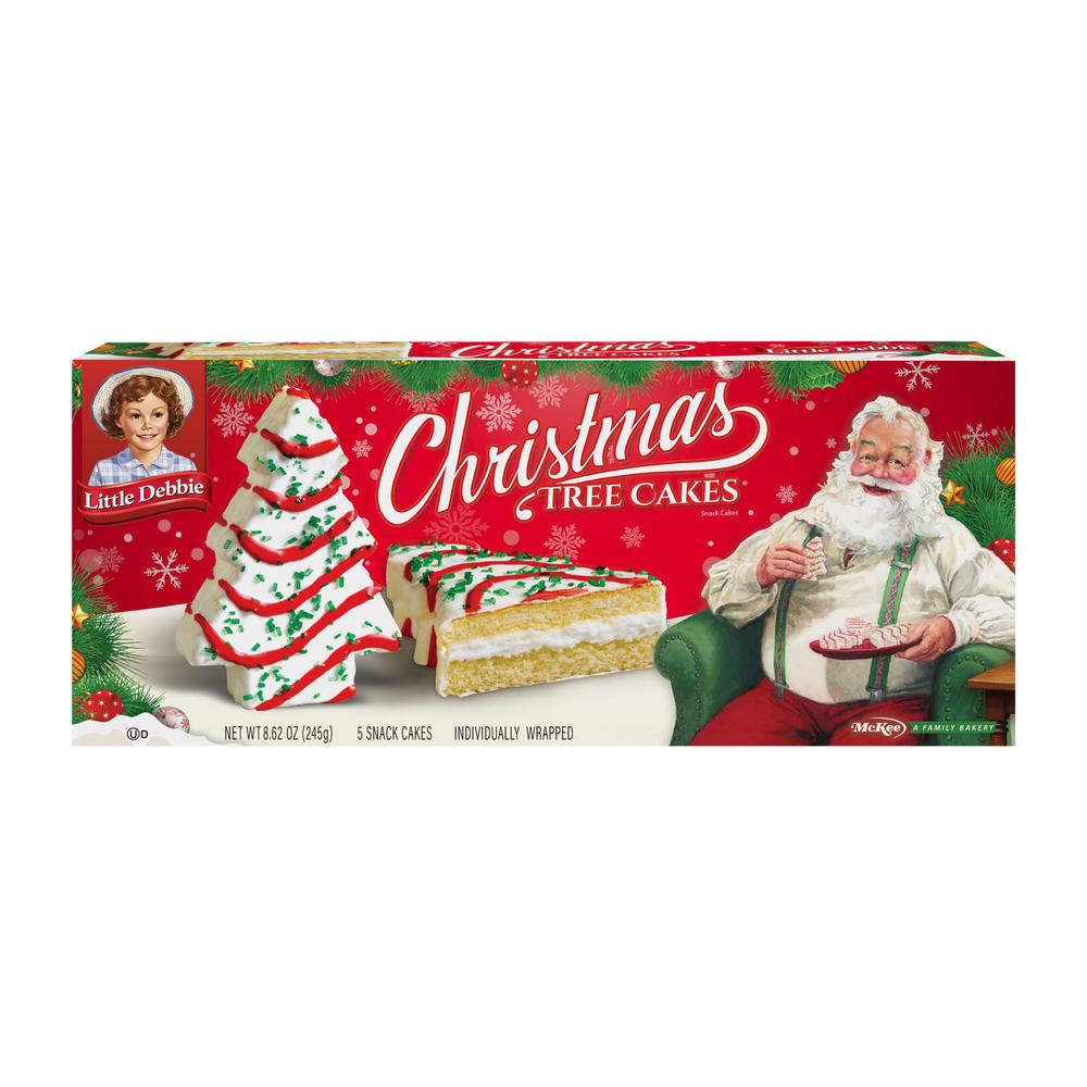 Little Debbie Christmas Tree Snack Cakes, 5 ct