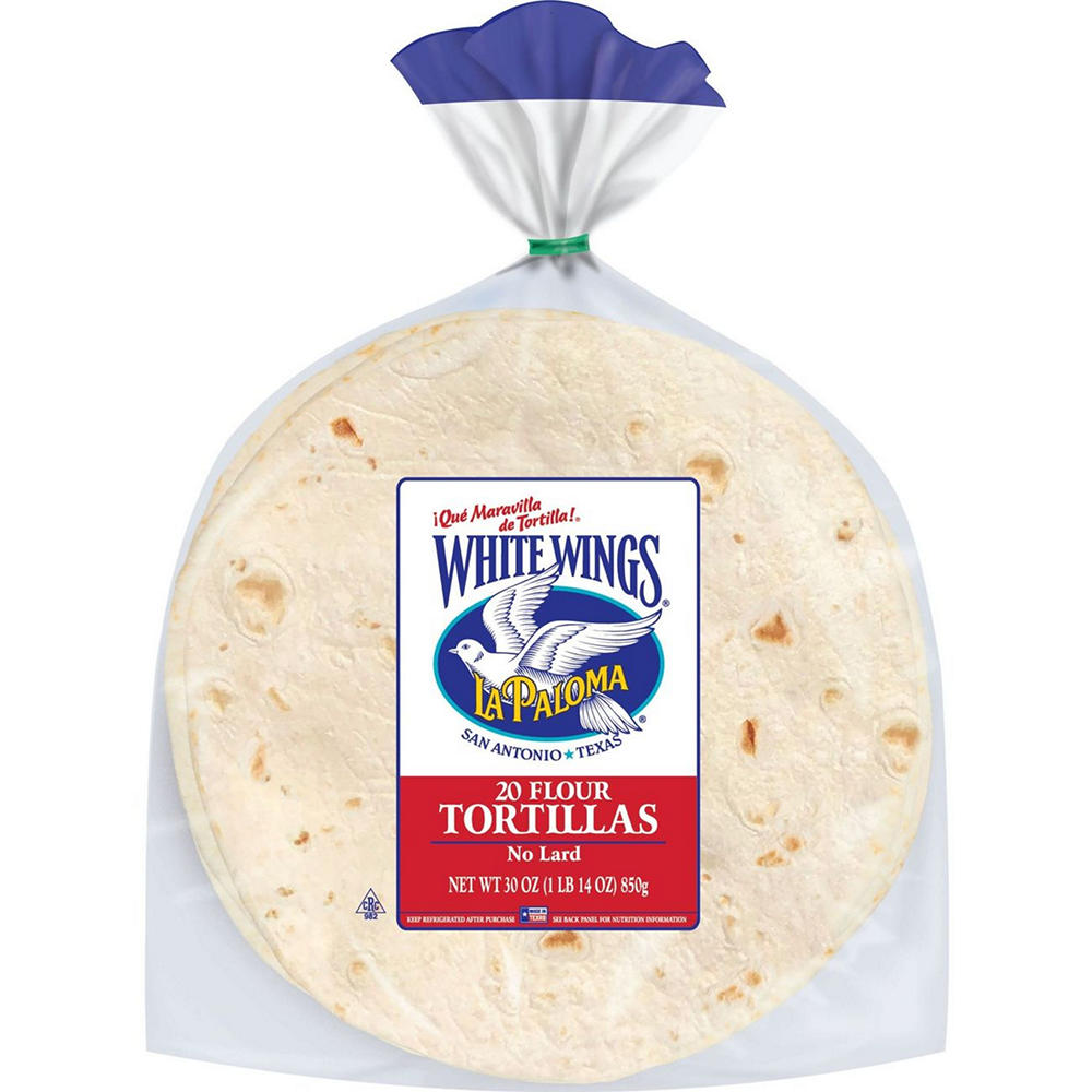 La Paloma Flour Tortillas, 20 ct