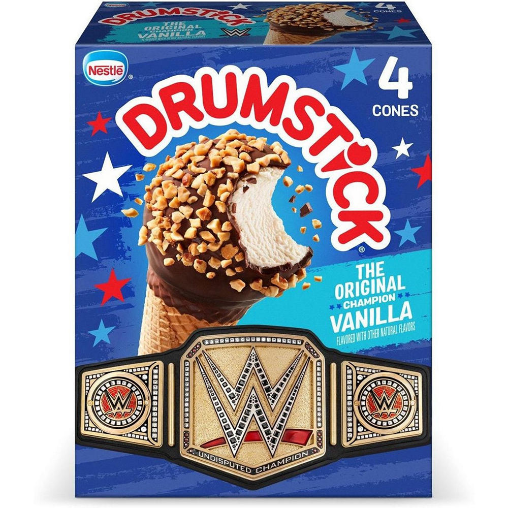 Nestle Drumstick Vanilla Sundae Cones, 4 ct