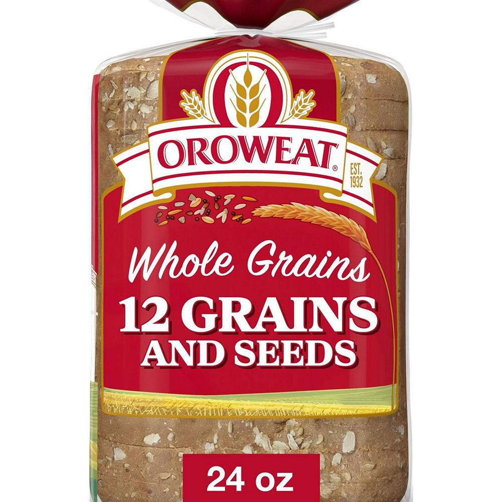 Oroweat Whole Grains 12 Grains & Seeds Bread, 24 oz