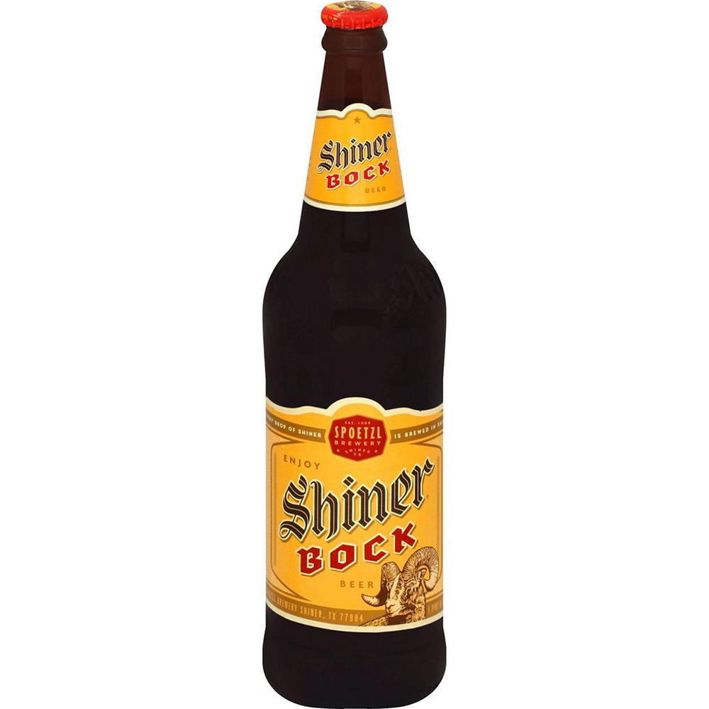 Shiner Bock Craft Beer Bottle, 24 oz