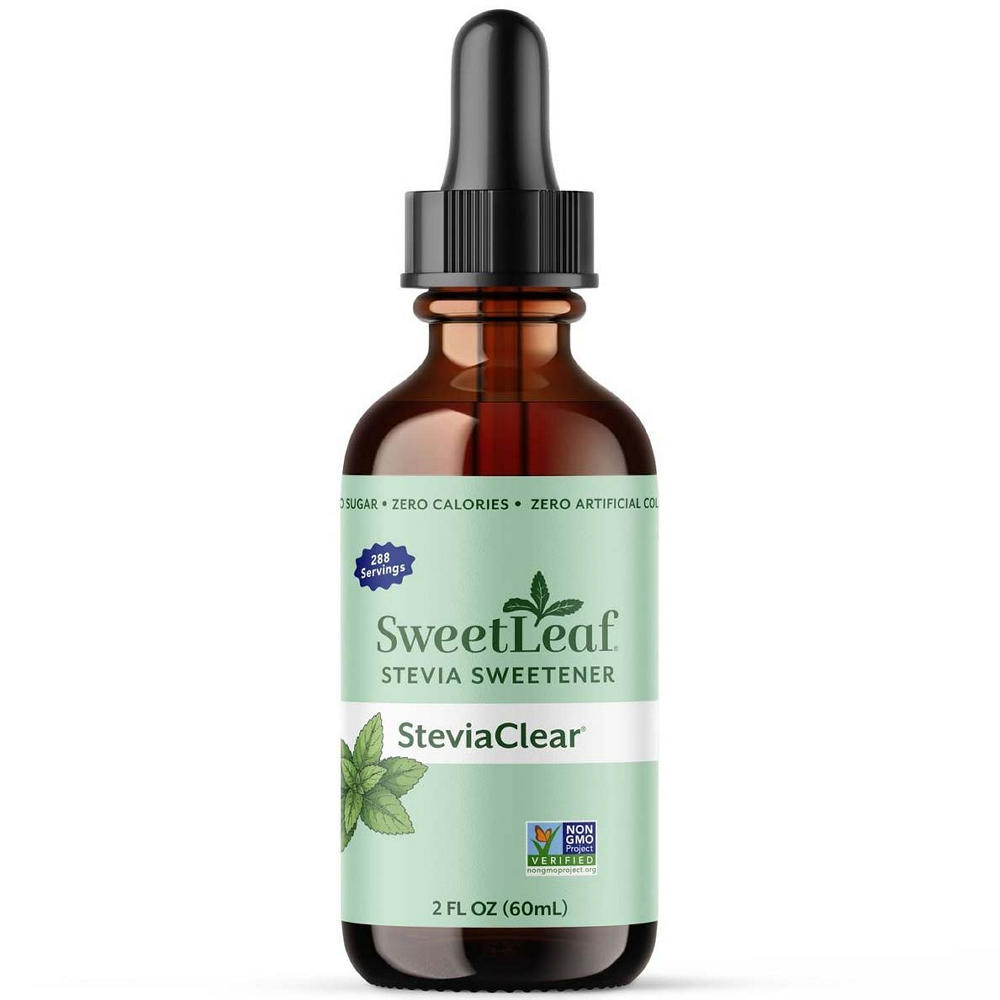 SweetLeaf Liquid Stevia Sweetener SteviaClear, 2 oz