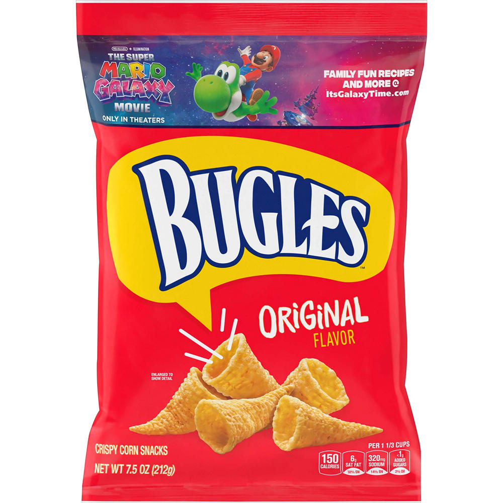 Bugles Original Crispy Corn Snacks, 7.5 oz