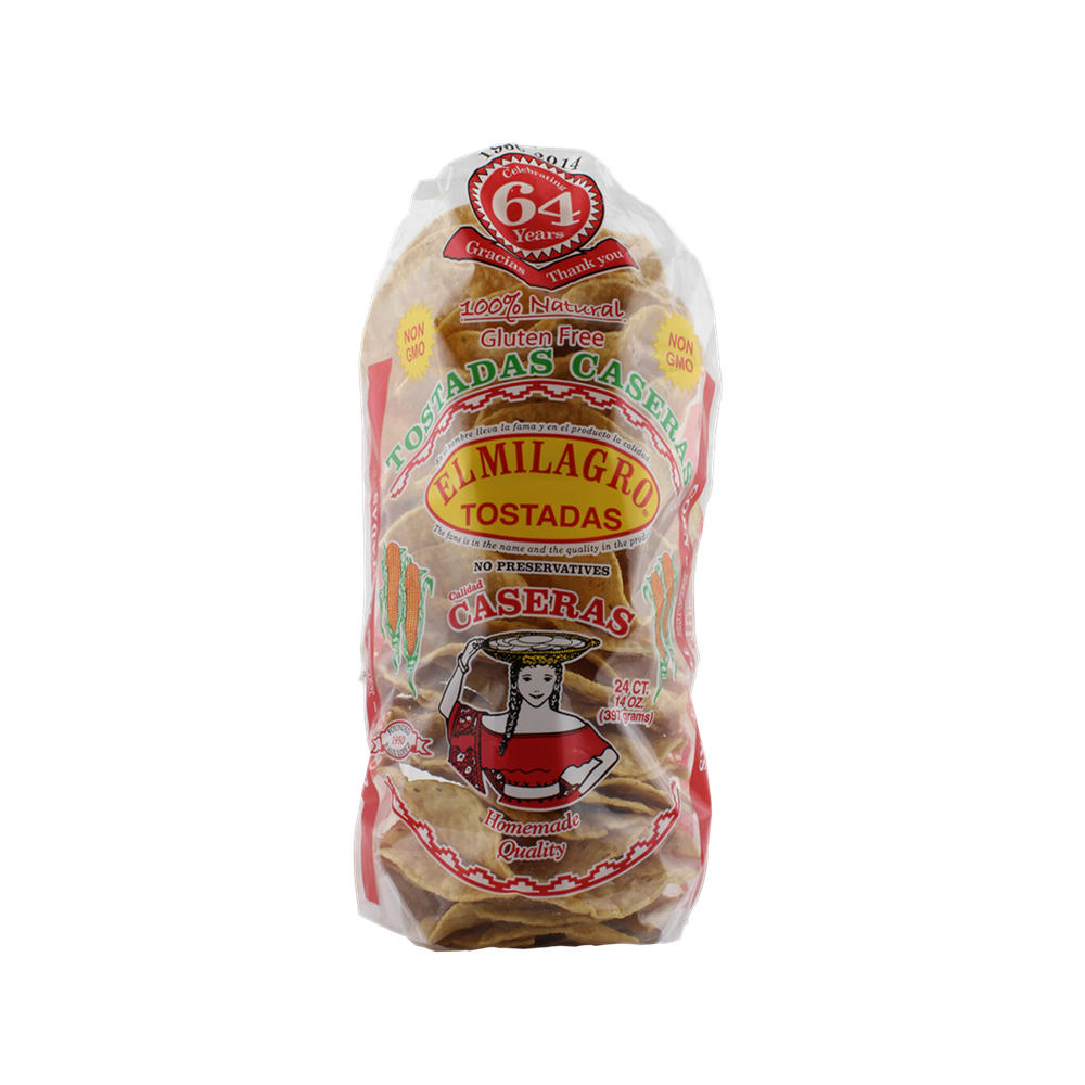El Milagro Homestyle Tostadas, 24 ct