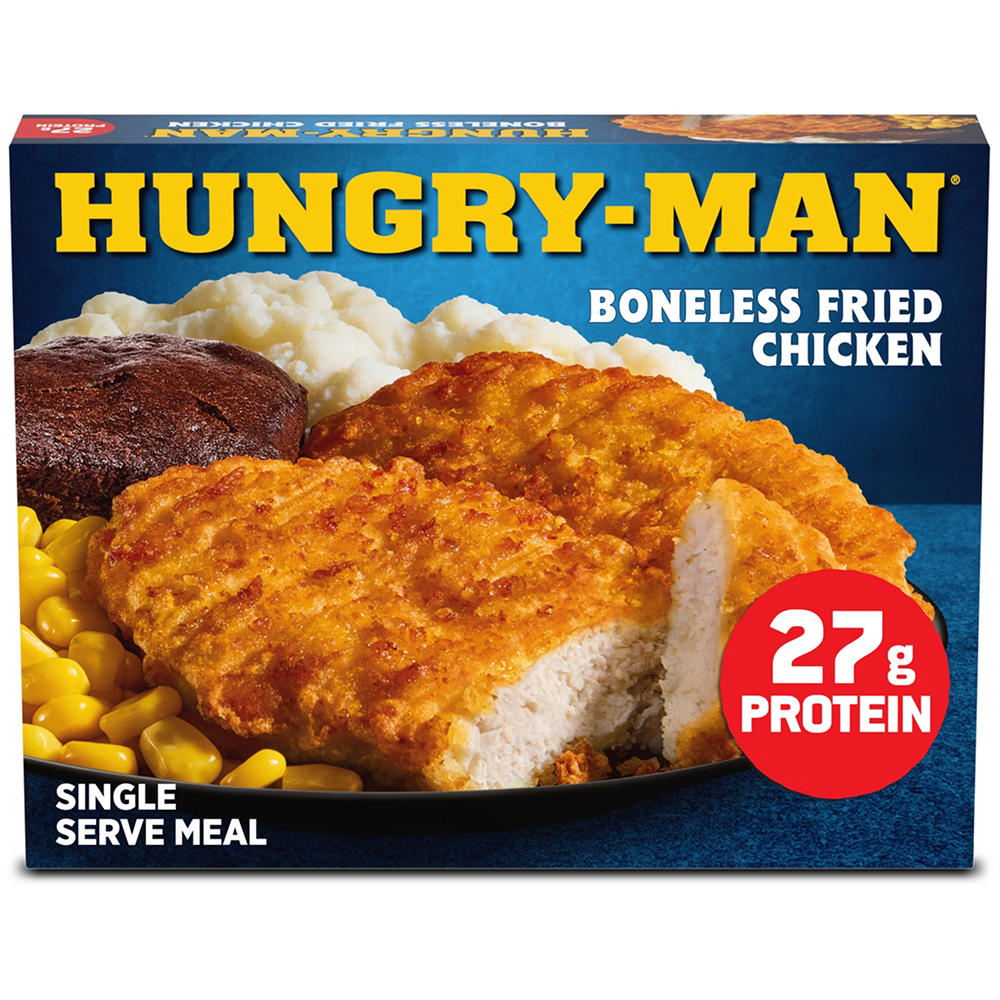 Hungry-Man Boneless Fried Chicken Frozen Meal, 16 oz