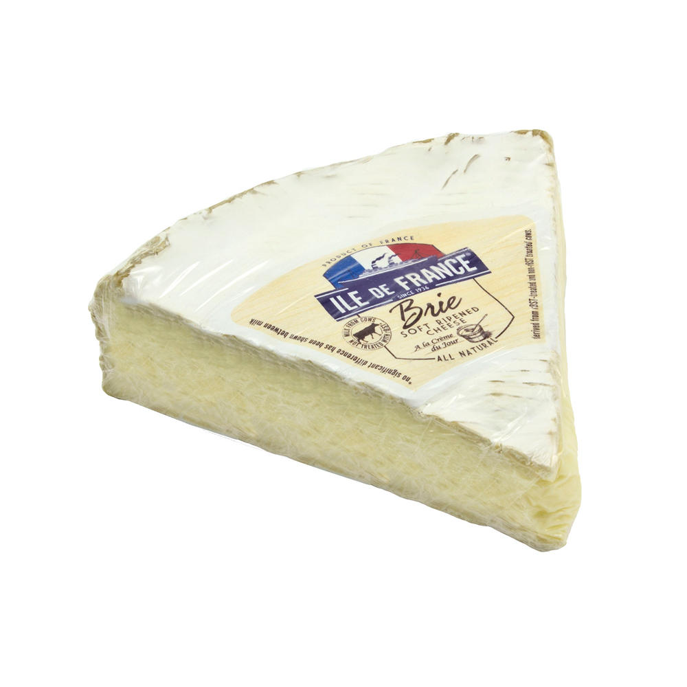 Ile de France Brie Soft Ripened Cheese, Avg. 0.4 lb