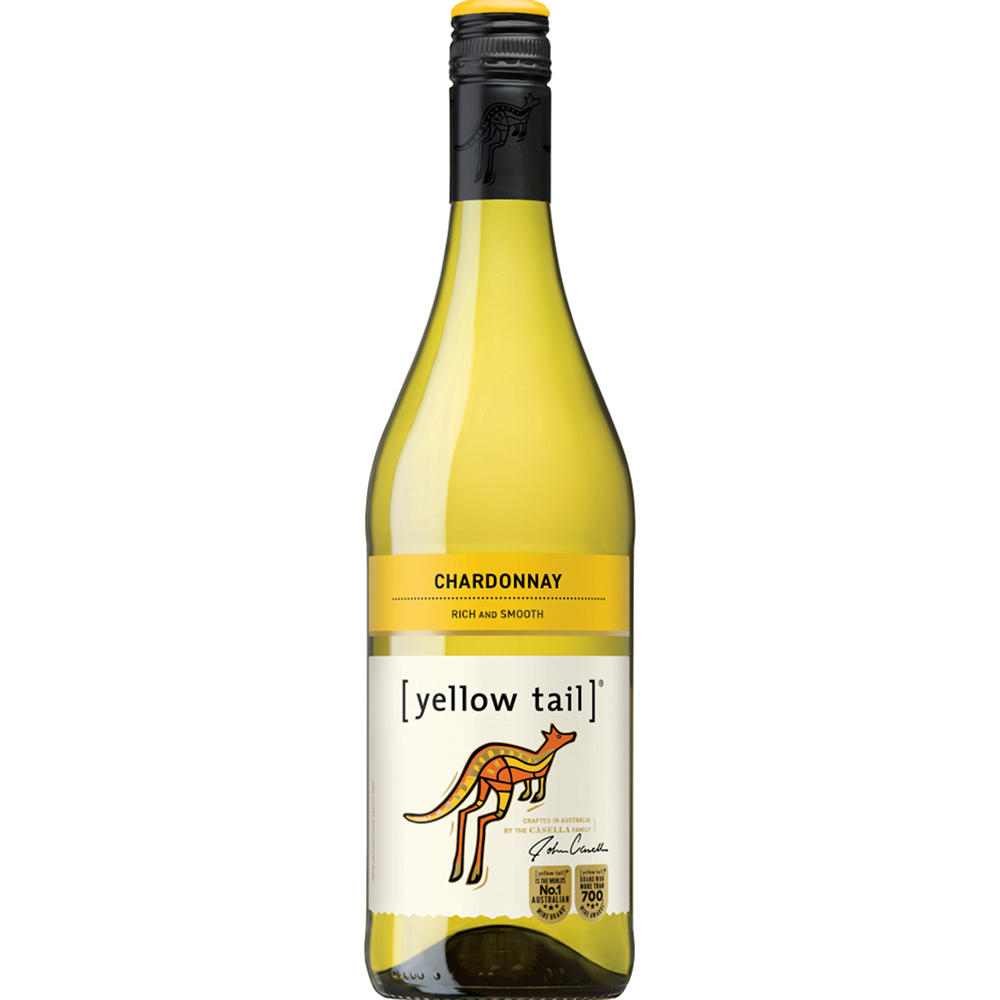 Yellow Tail Chardonnay Australia White Wine, 750 mL