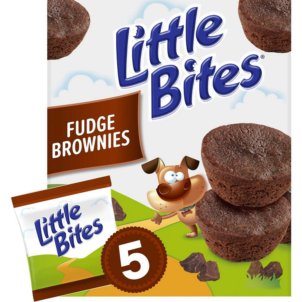 Entenmann's Little Bites Mini Fudge Brownies Snack Packs, 5 ct