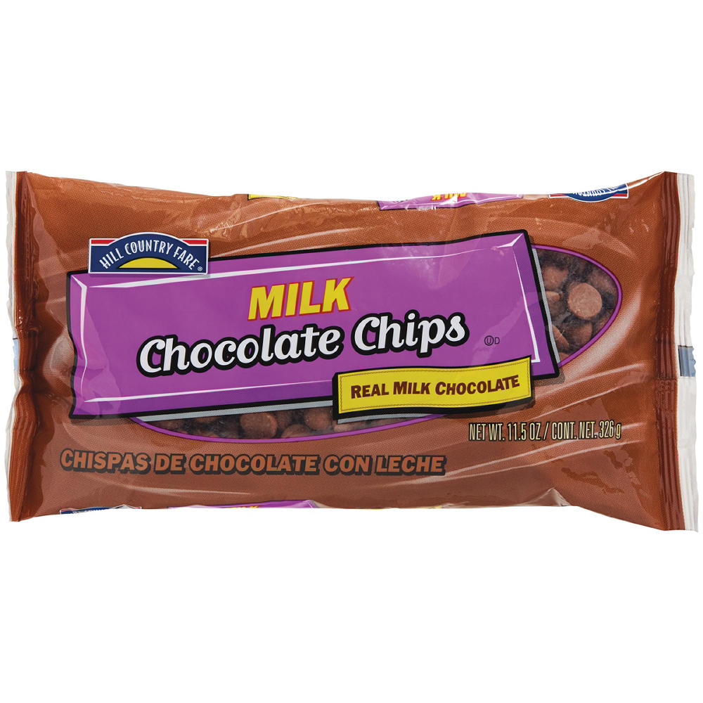 Hill Country Fare Milk Chocolate Chips, 11.5 oz