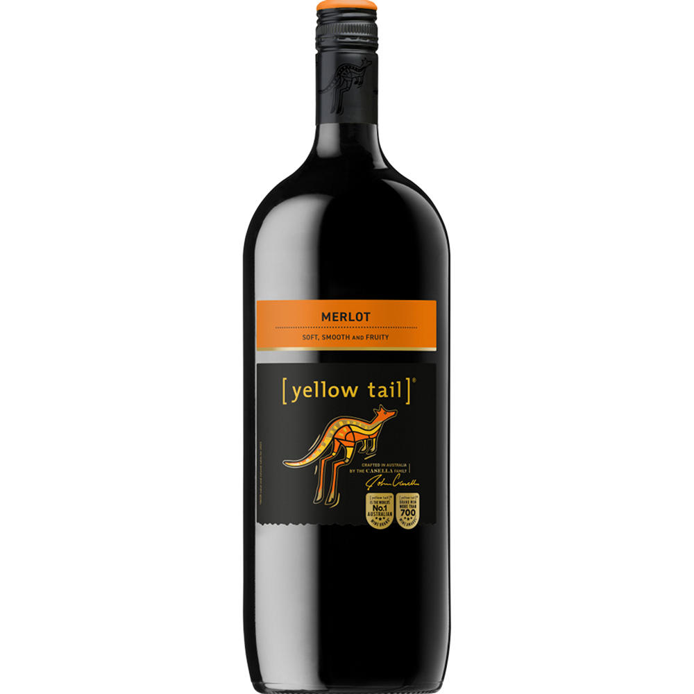 Yellow Tail Merlot Australia Red Wine, 1.5 L