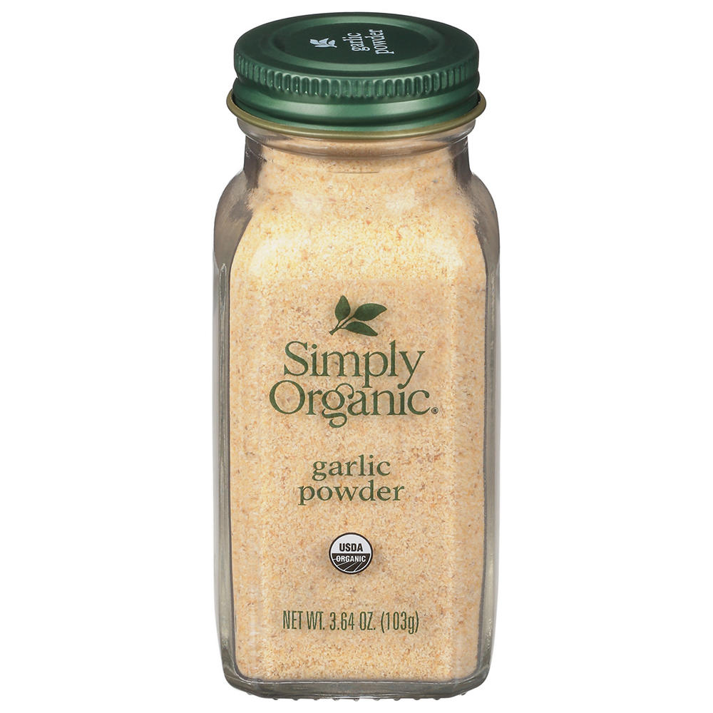 SIMPLY ORGANIC GARLIC POWDER, 3.64 oz