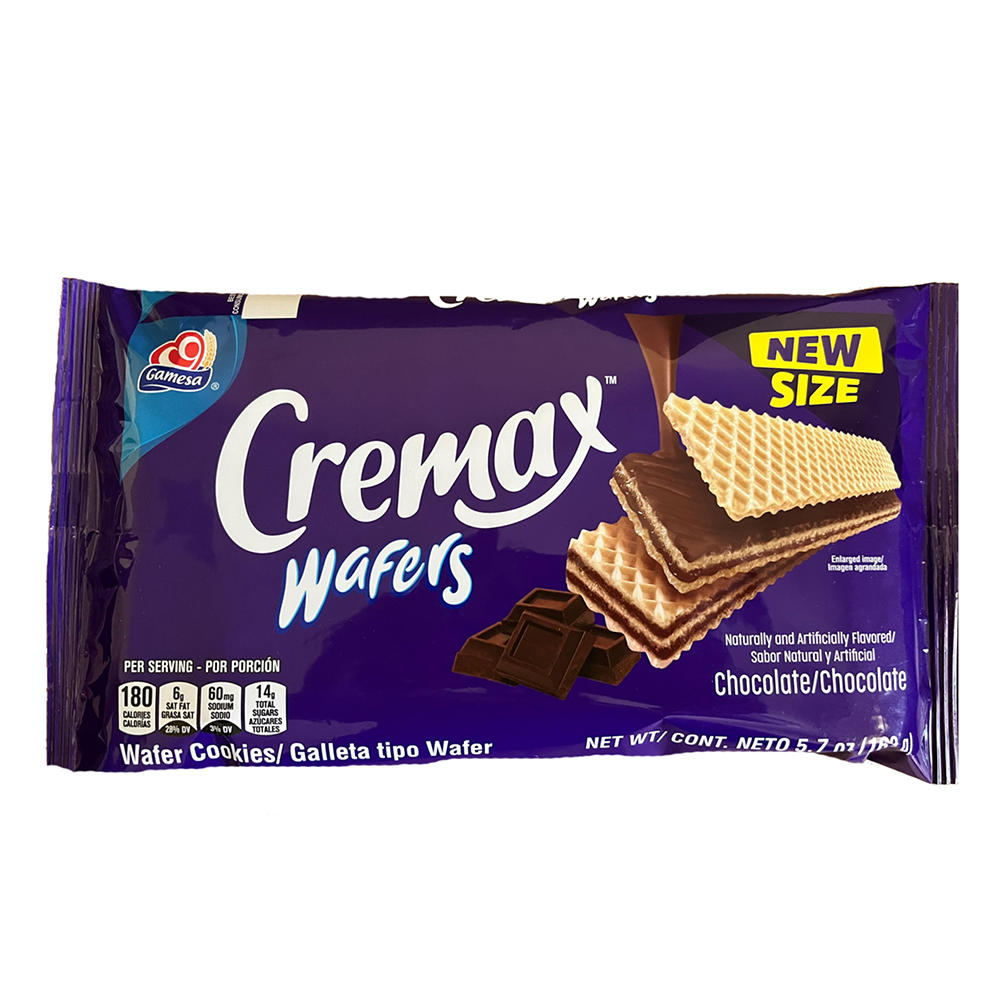 Gamesa Cremax Sugar Wafers - Chocolate, 5.7 oz