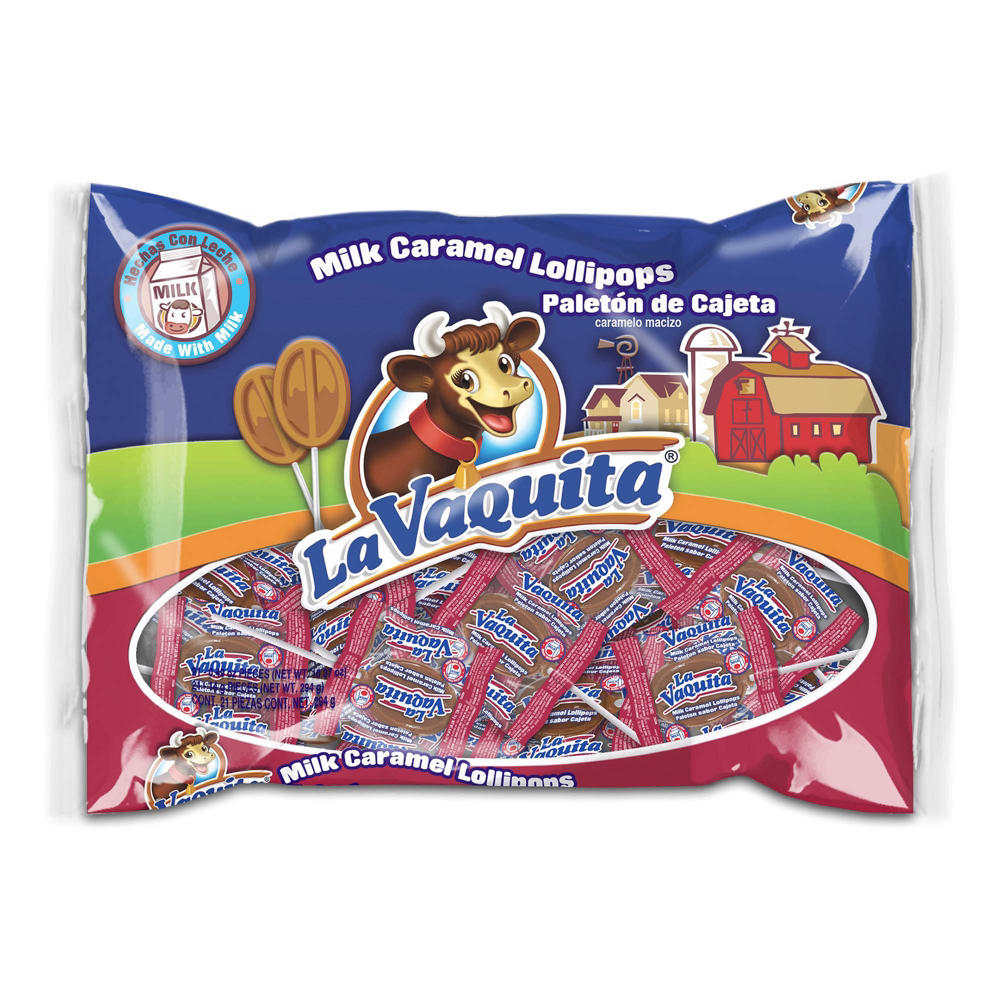 Canel's La Vaquita Milk Caramel Lollipops, 21 ct