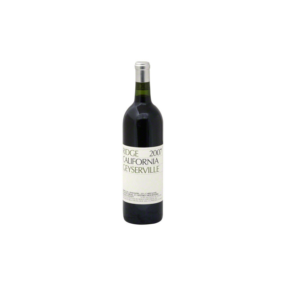 Ridge Ridge Geyserville Sonoma County California Red Wine 750ML, 750 mL