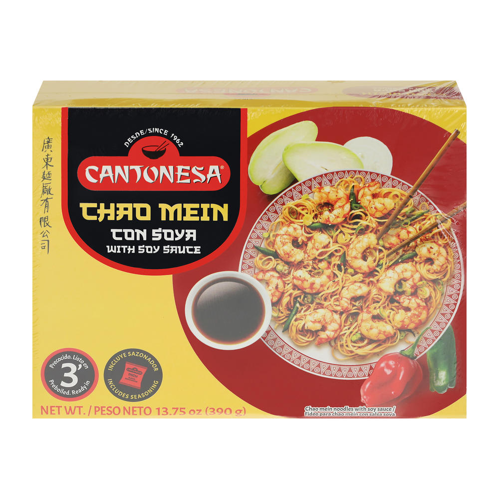 Cantonesa Chao Mein Noodles With Soy Sauce, 12 oz