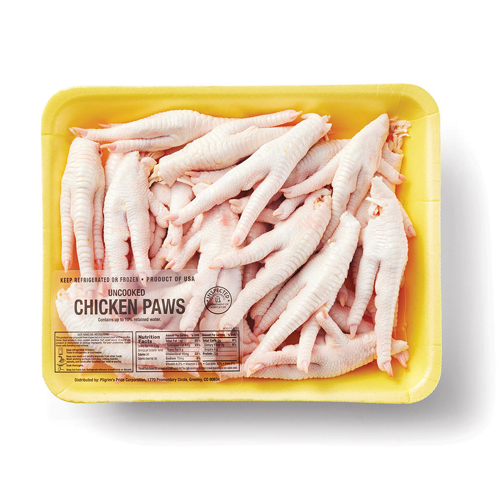 Fresh Chicken Feet, Avg. 0.9 lb