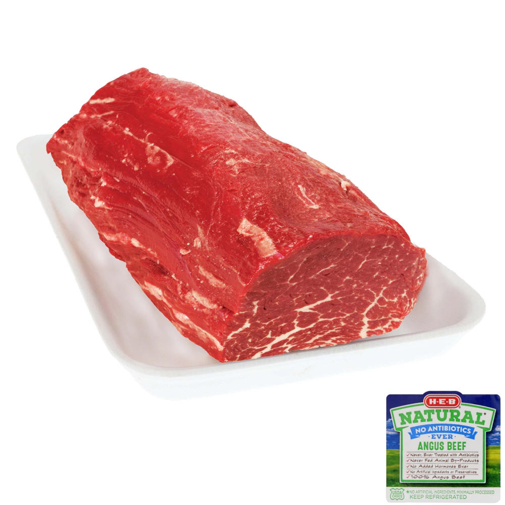 H-E-B Natural Angus Beef Chateaubriand Tenderloin Roast, Avg. 4.0 lbs