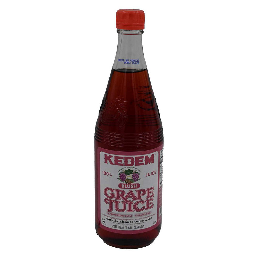 Kedem Kosher Blush Grape Juice, 22 oz
