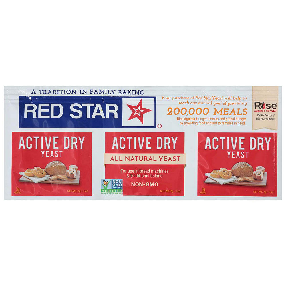Red Star Active Dry Yeast - Original, 3 ct