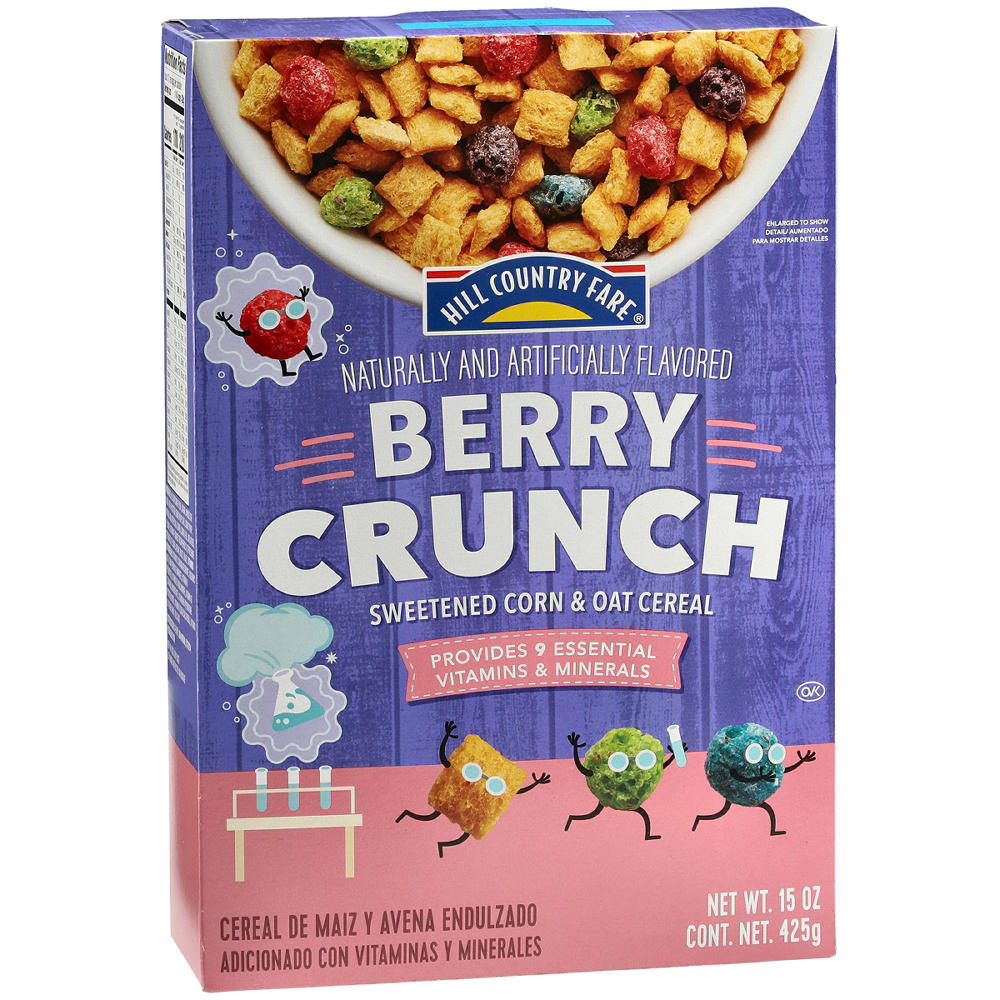 Hill Country Fare Berry Crunch Cereal, 15 oz