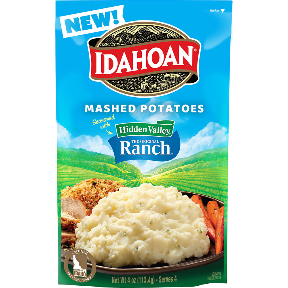 Idahoan Hidden Valley Ranch Mashed Potatoes, 4 oz
