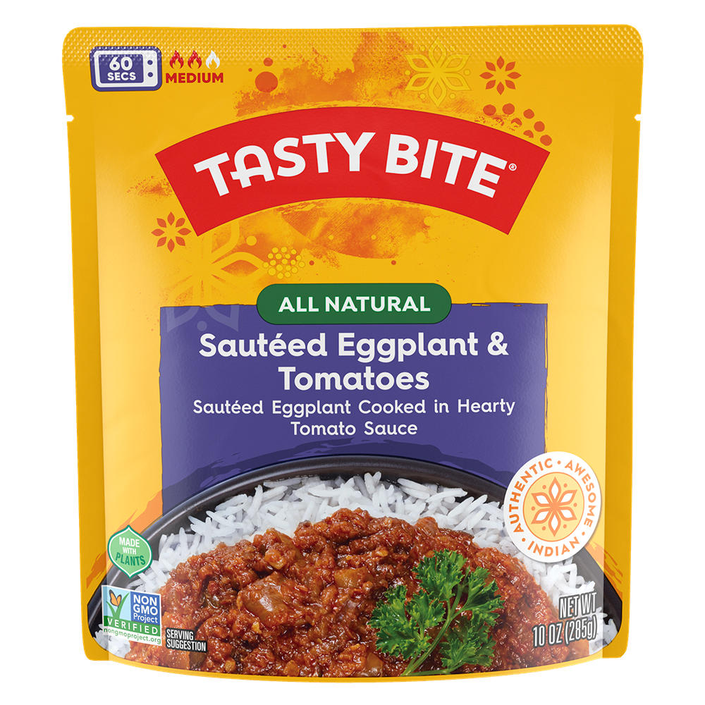 Tasty Bite Sauteed Eggplant & Tomatoes - Punjab Eggplant, 10 oz